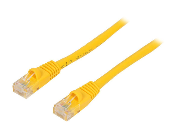 Coboc CY-CAT6-10-YL 10 ft. Cat 6 Yellow 550Mhz UTP Network Cable