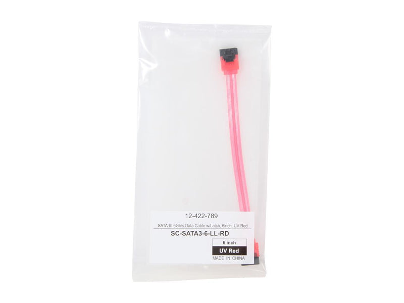 Coboc SC-SATA3-6-LL-RD Cable Coboc | Sc-sata3-6-ll-rd Rt (scsata36llrd)