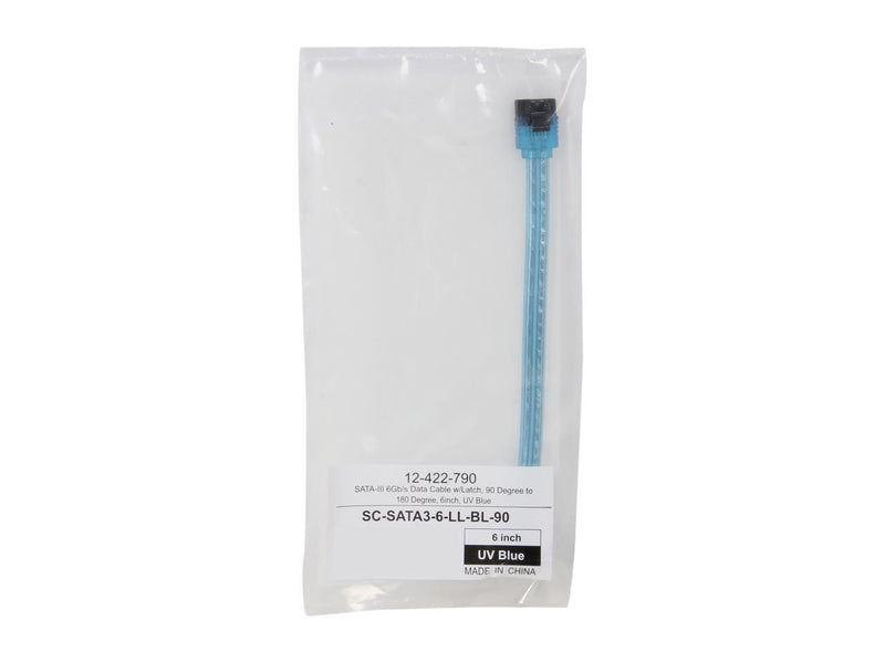 Coboc SC-SATA3-6-LL-BL-90 Cable Coboc | Sc-sata3-6-ll-bl-90 R (scsata36llbl90)