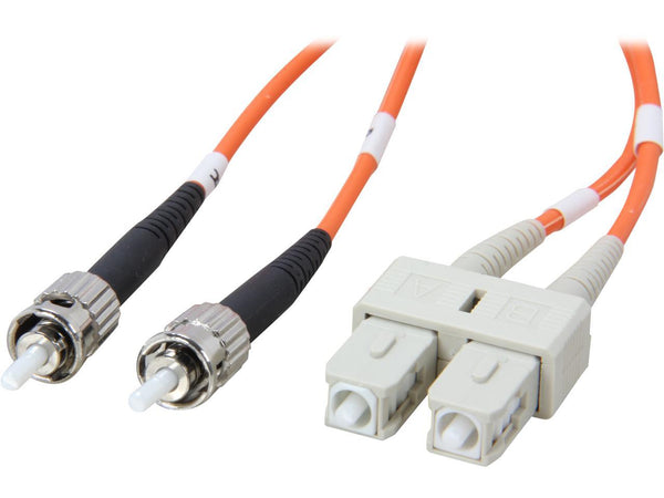 Coboc CY-OM1-ST/SC-5 16.4 ft. Fiber Optic Cable, ST/SC, Multi Mode, Duplex