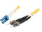 Coboc CY-OS1-LC/ST-10 32.81 ft. Fiber Optic Cable, LC/ST, Single Mode, Duplex