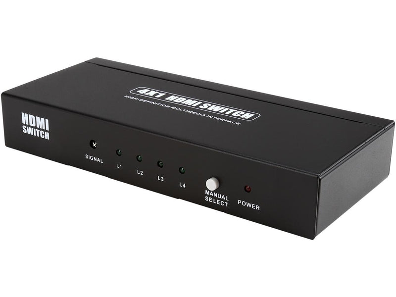 Coboc HA-HMSW-4X1 4 Port 4 in 1 out Certified HDMI V1.4 Amplified Switch