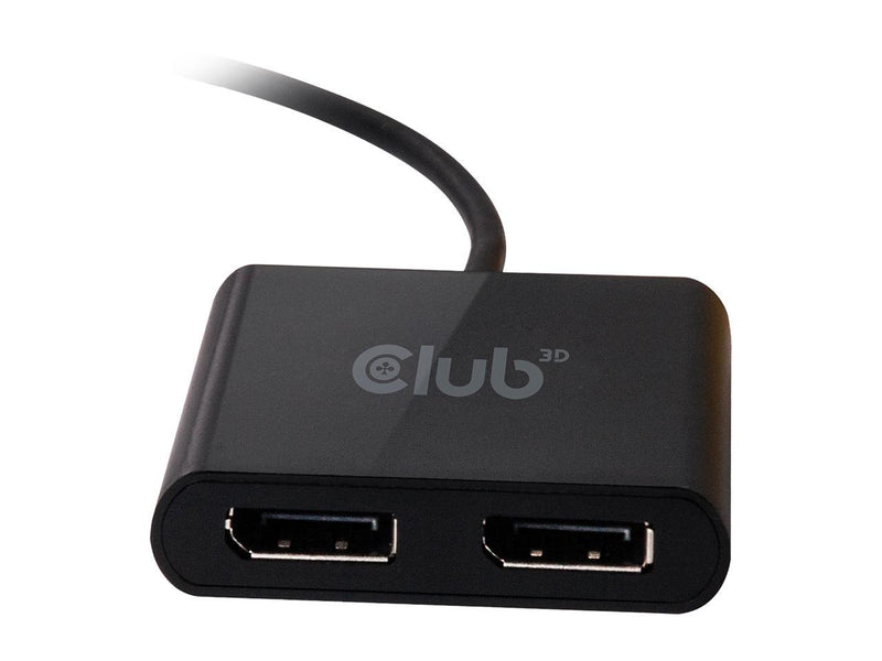 Club3D CSV-1477 USB A to Dual DisplayPort 1.2 Adapter - 4K 60Hz