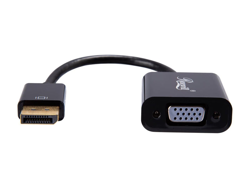 Rosewill CL-AD-DP2VGA-6-BK DisplayPort to VGA Video Adapter Converter