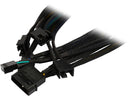 Rosewill LP44TX4-16 16" 4-pin Molex LP4 to Four(4) x 4-pin TX4 PWM Fan Power