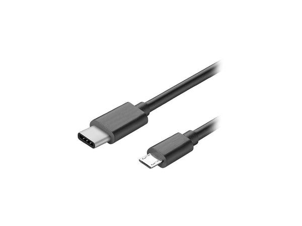 4xem 4XUSBCMICROB6 Black USB-C to Micro USB 2.0 Cable