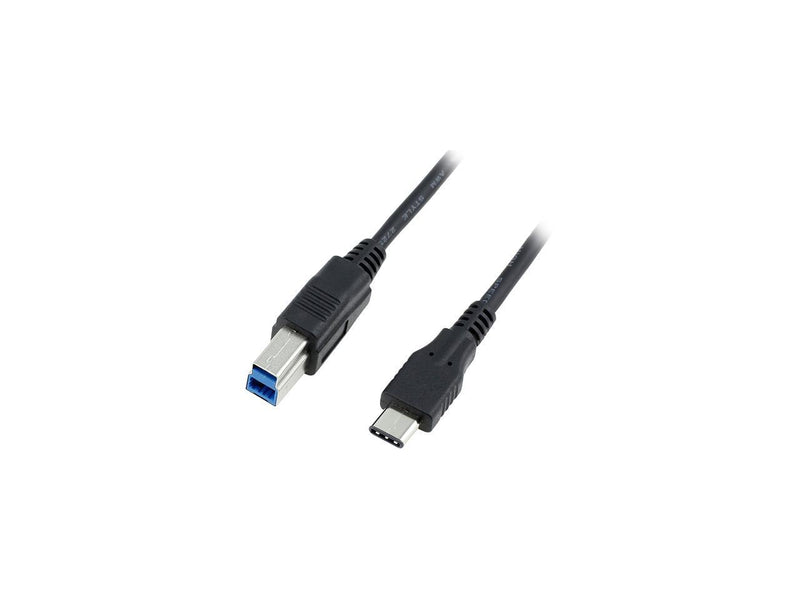 4xem 4XUSBCUSB3B3 Black USB-C to USB 3.0 Type-B Cable