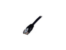 Comprehensive CAT5-350-7BLK 7 ft. Cat 5E Black Cat5e 350 Mhz Snagless Patch