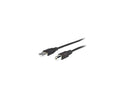 Comprehensive USB2-AB-25ST Black USB 2.0 A Male To B Male Cable