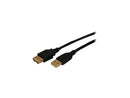 Comprehensive USB2-AA-MF-6ST Black USB 2.0 A Male to A Female Cable