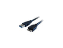 Comprehensive USB3-A-MCB-3ST Black USB 3.0 A to Micro B M/M Standard Series