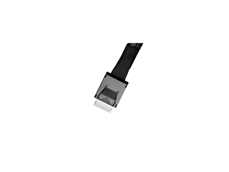 ICY DOCK MB206L-B SlimSAS 8i SFF-8654 to 2x OCuLink 4i SFF-8611 Cable, 19.69