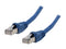 Kaybles CAT6A-25S 25 ft. Cat 6A Blue Shielded Stranded STP Network Cable Blue