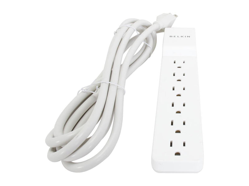 BELKIN BE106000-10 10 Feet 6 Outlets 720 Joules Home/ Office Surge Protector