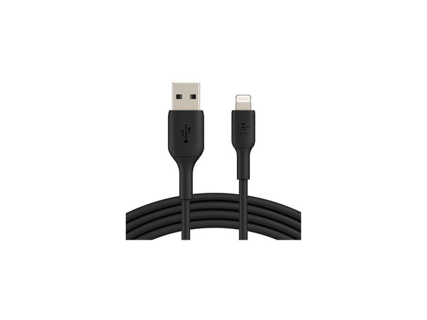 BELKIN CAA001bt2MBK BOOST CHARGE Black Lightning to USB-A Cable 6.56 ft. (2.0 m)