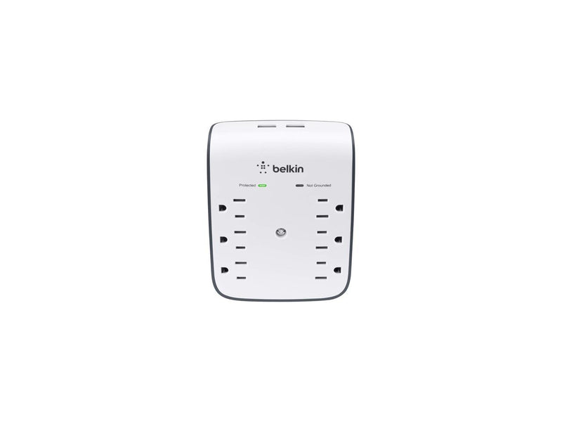 BELKIN BSV602tt Wall Mount 900 joule Surge Suppressor