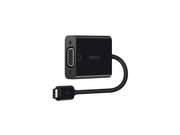 Belkin F2CU037btBLK USB-C to VGA Adapter (Also Known as USB Type-C)