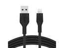 BELKIN CAA008BT1MBK BoostChargeFlex Black USB-A Cable with Lightning Connector