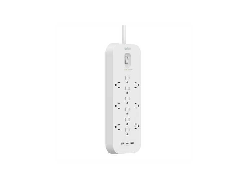 Belkin 12 Outlet Surge Protector + USB-C and USB-A ports SRA007P12TT6