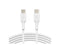 Belkin BOOST CHARGE USB-C to USB-C Cable (2m / 6.6ft, White)