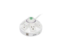 ACCELL D080B-014K 6 ft. 6 Outlets 1080 joules Power Center and USB Charging