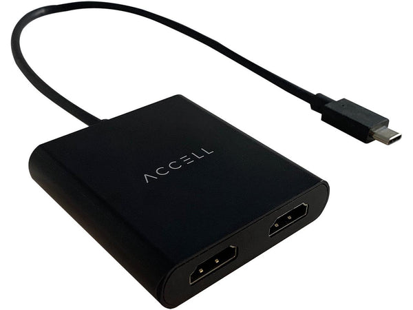 Accell Corporation USB-C to 2 HDMI 1.4 MST, 380 mm, Poly Bag (International)