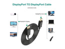 Omni Gear DP-10 10 ft. Black 8K DisplayPort to DisplayPort Cable 1.4 VERSION