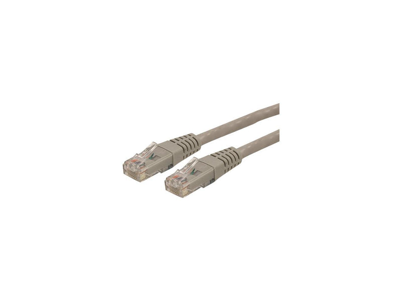 StarTech.com 2 ft Gray Molded Cat6 UTP Patch Cable - ETL Verified