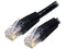 StarTech.com 8 ft Black Molded Cat6 UTP Patch Cable - ETL Verified