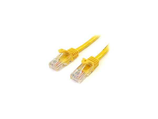 StarTech.com Cat5e Patch Cable with Snagless RJ45 Connectors - 3 ft, Yellow