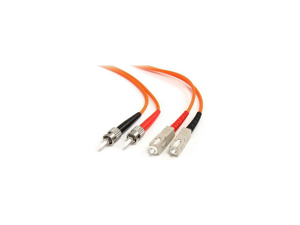 StarTech.com 1m Multimode 62.5/125 Duplex Fiber Patch Cable ST - SC