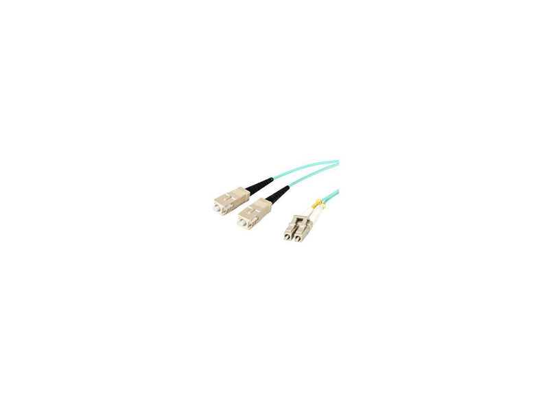 StarTech.com 10m 10 Gb Aqua Multimode 50/125 Duplex LSZH Fiber Patch Cable LC -