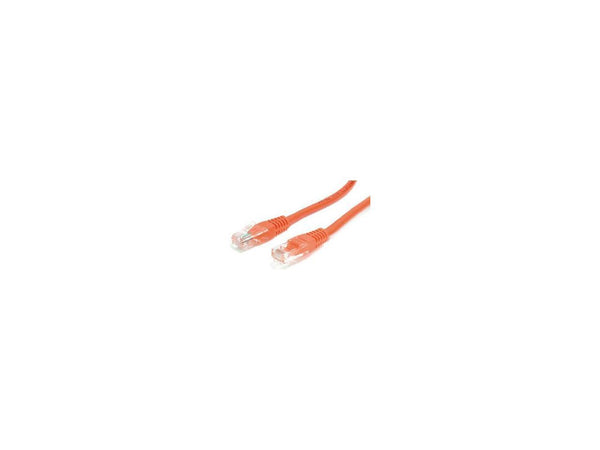 StarTech.com 15 ft Cat5e Orange Molded RJ45 UTP Cat 5e Patch Cable - 15ft Patch