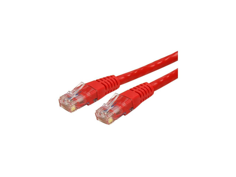 StarTech.com Patch cable - RJ-45 (M) - RJ-45 (M) -25 ft - ( CAT 6 ) - ETL - Red