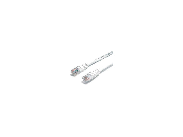StarTech.com 2 ft White Molded Cat5e UTP Patch Cable