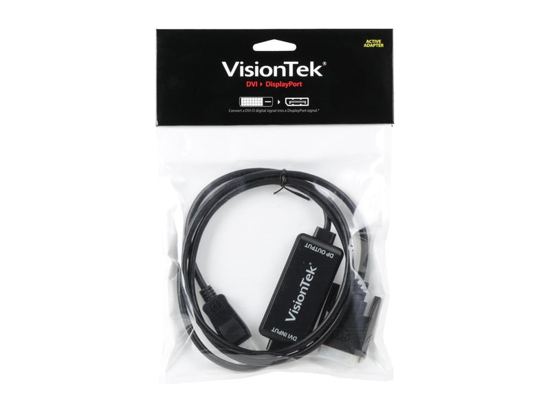 VisionTek 900823 DVI to Displayport Active Adapter