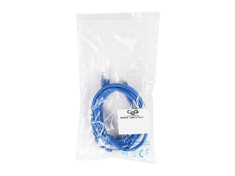 C2G 03976 Cat6 Cable - Snagless Unshielded Ethernet Network Patch Cable, Blue (8