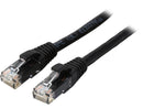 C2G 03982 4 ft. Cat 6 Black Snagless Patch Cable