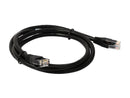 C2G 03982 4 ft. Cat 6 Black Snagless Patch Cable