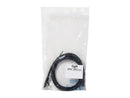 C2G 03982 4 ft. Cat 6 Black Snagless Patch Cable