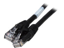 C2G 03983 6 ft. Cat 6 Black Snagless Patch Cable