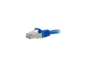 C2G 00805 25 ft. Cat 6 Blue Shielded Cat6 Snagless Shielded (STP) Network Patch