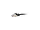 C2G 00814 7 ft. Cat 6 Black Shielded Cat6 Snagless Shielded (STP) Network Patch