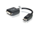 C2G/Cables To Go 54321 8IN DISPLAYPORT MALE TO SINGLE LINK DVI-D FEMALE ADAPTER