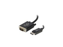 C2G/Cables to Go 54331 DisplayPort Male to VGA Male Active Adapter Cable - Black