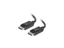 C2G 54401 Displayport Cable with Latches M/M, 8K UHD Compatible - Digital Audio