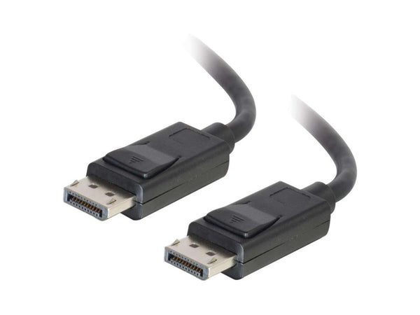 C2G 54400 DisplayPort Cable with Latches M/M, 8K UHD Comptatible - Digital Audio