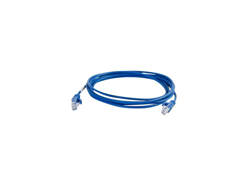 C2G 01076 3 ft. Cat 6 Blue SNAGLESS UNSHIELDED (UTP) SLIM NETWORK PATCH CABLE