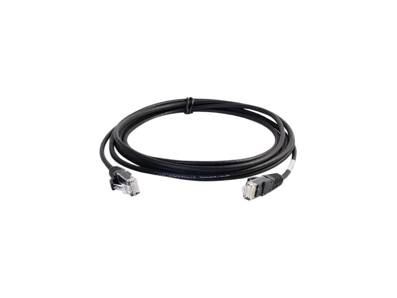 C2G 01098 1 ft. Cat 6 Black SNAGLESS UNSHIELDED (UTP) SLIM NETWORK PATCH CABLE