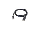 C2G 6ft USB 2.0 USB-C to USB-A Cable M/M - Black